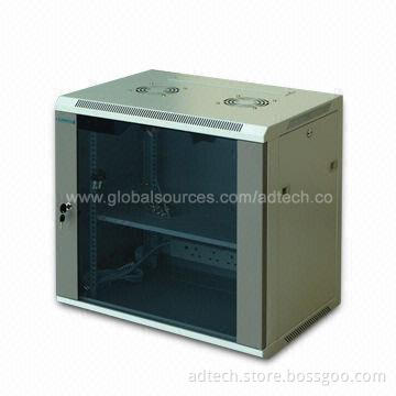 Wall-mounted Server Rack with 60kg Static Loading and Adjustable Costars/Feet